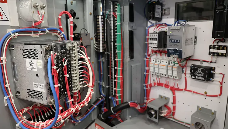 Industrial electrical control panel