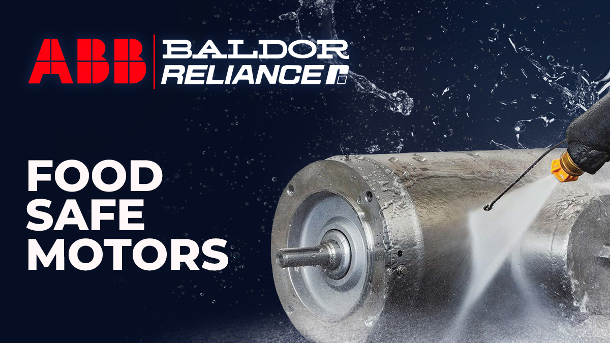 ABB Baldor-Reliance Food Safe Washdown Motors